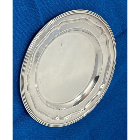 Meriden Brittania Co. Sterling Silver Wine Bottle Coaster  6-" Diam. 107.7 Gram - Picture 14 of 16